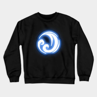 Neon Water Symbol Crewneck Sweatshirt